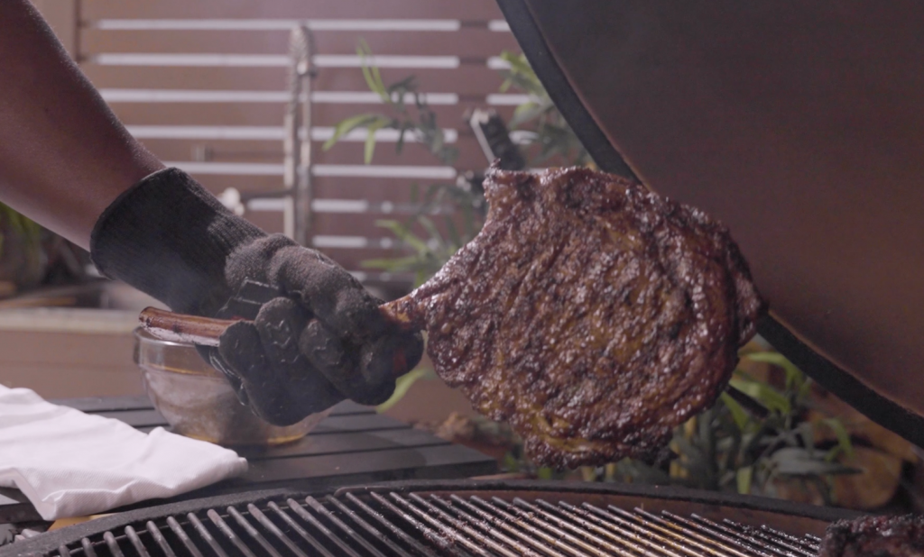 Grilling a Tomahawk Steak: How to Cut and Plate It Like a Pro - Heatherlea  Farm Shoppe